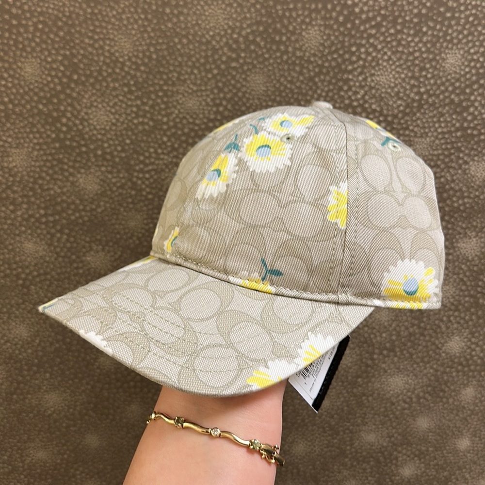 🔥🔥🔥NEW COACH Signature Daisy Hat Cap - Picture 2 of 6